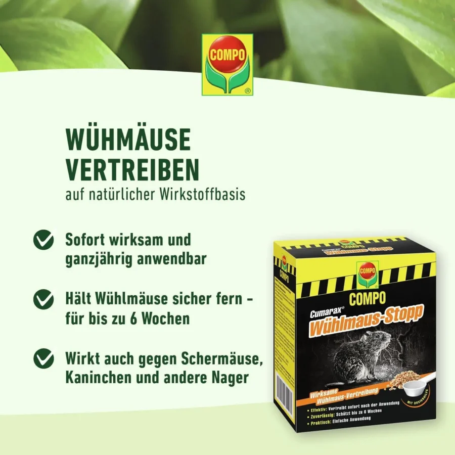 COMPO CUMARAX Wühlmaus-Stopp, 200 g – Bild 8