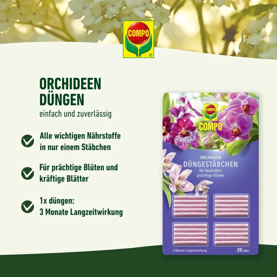 COMPO Düngestäbchen für Orchideen – Bild 2