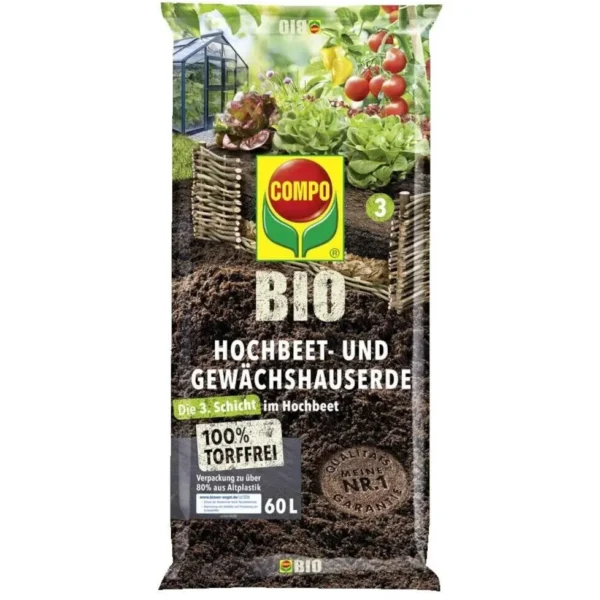 a bag of soil with text