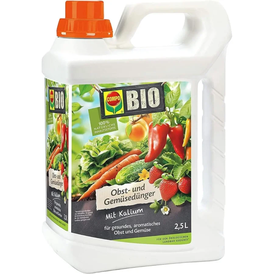 COMPO BIO Obst- und Gemüsedünger, 2,5 Liter