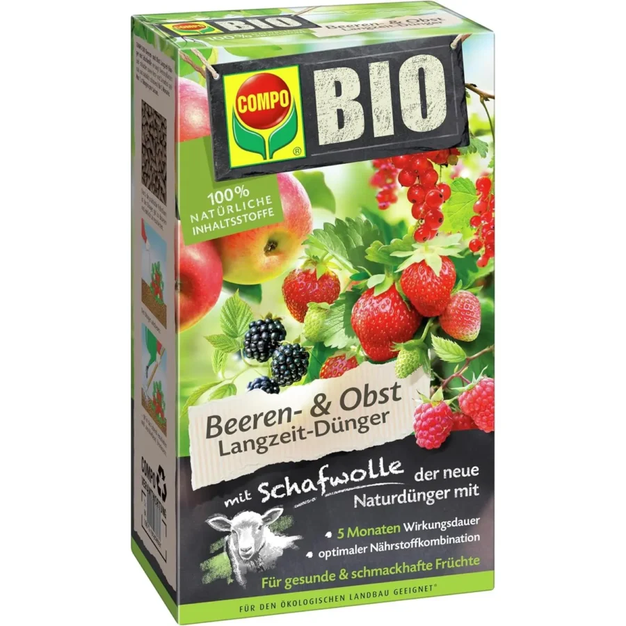 COMPO BIO Beeren- und Obst Langzeitdünger, 2 kg