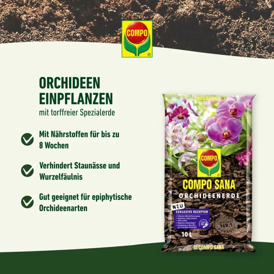 COMPO SANA Orchideenerde, 5 Liter – Bild 8