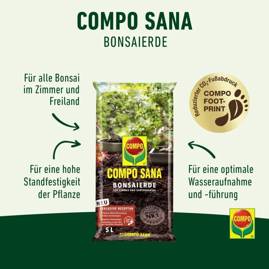 COMPO SANA Bonsaierde, 5 Liter – Bild 2