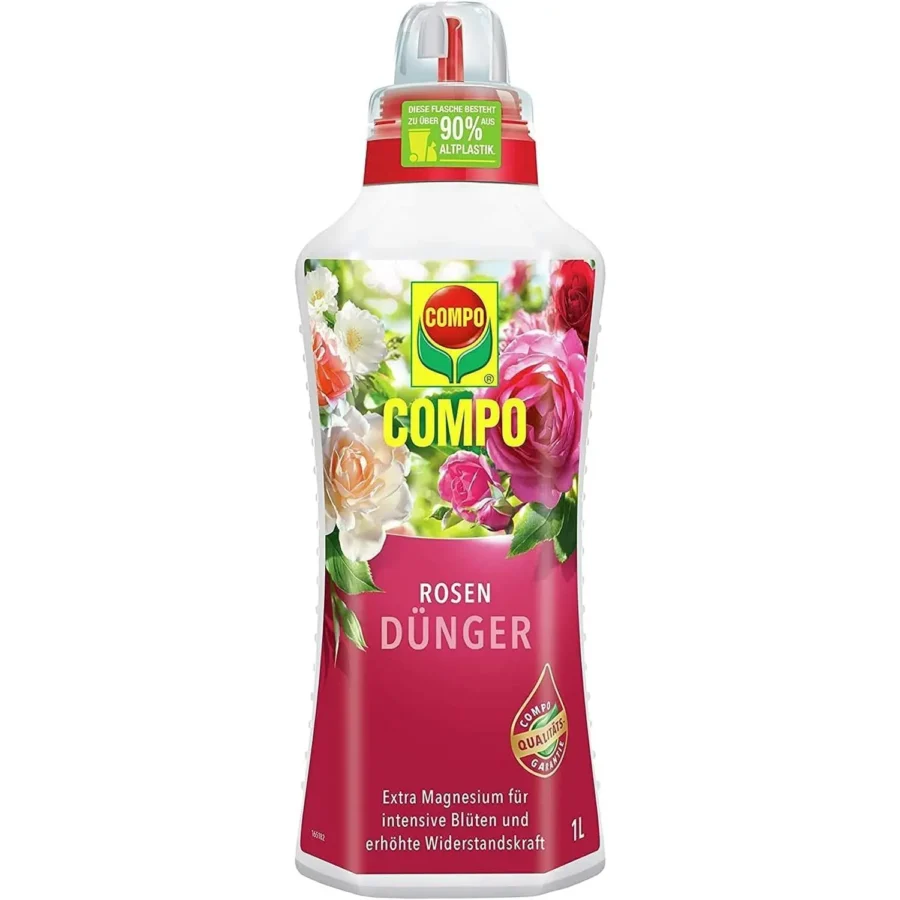 COMPO Rosendünger, 1 Liter Dosierflasche