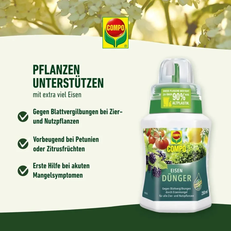 COMPO Eisendünger, 250 ml Dosierflasche – Bild 2