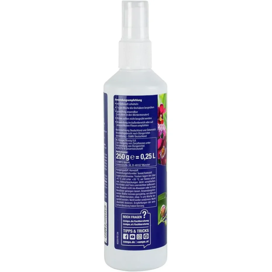 COMPO Blattpflege für Orchideen, 250 ml Pumpspray – Bild 7