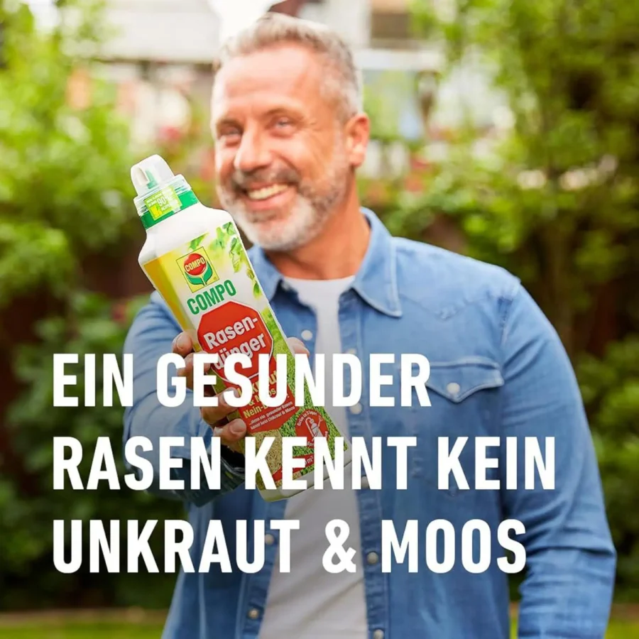 COMPO Rasendünger Unkraut & Moos - Nein danke, 1,3 Liter – Bild 7