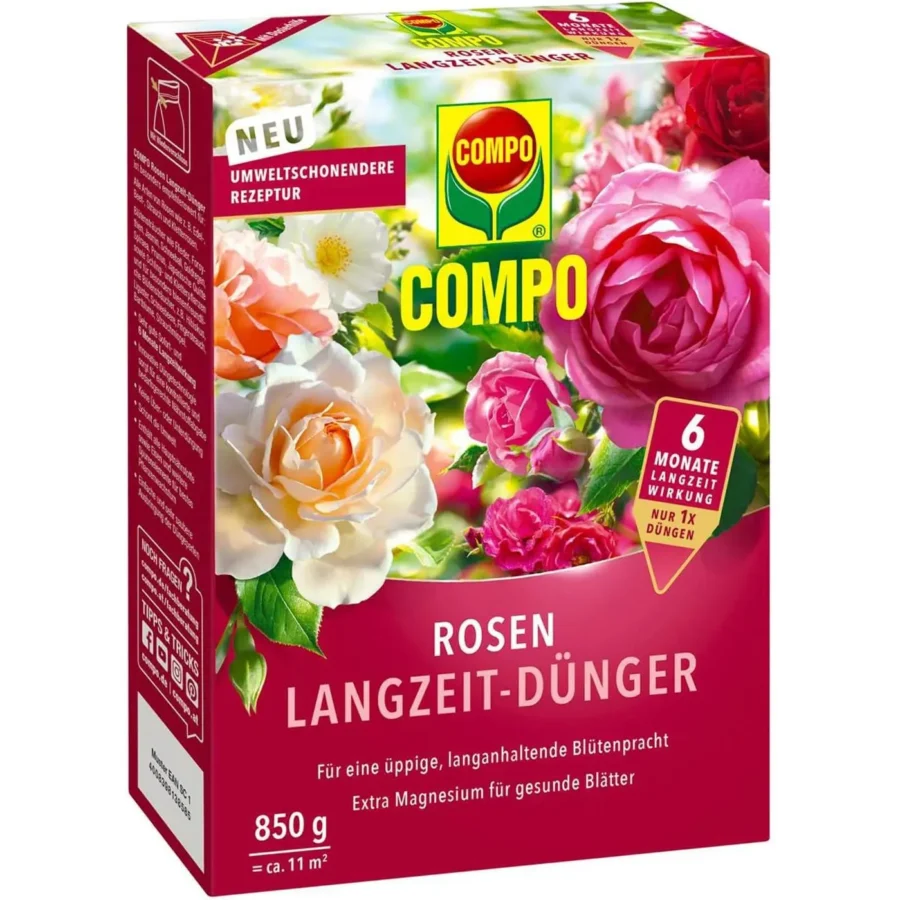 COMPO Rosen Langzeit-Dünger, 850 g