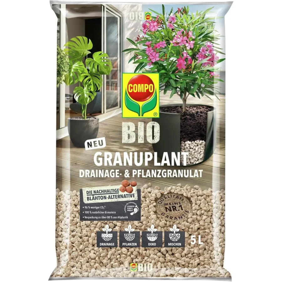 COMPO BIO GRANUPLANT Drainage- & Pflanzgranulat, 5 Liter